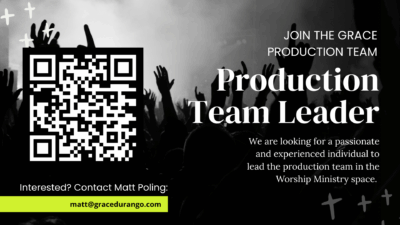 We Are Looking For A Production Team Leader!