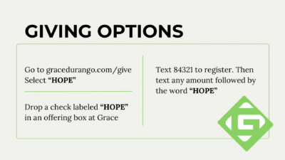 Give to Hope!