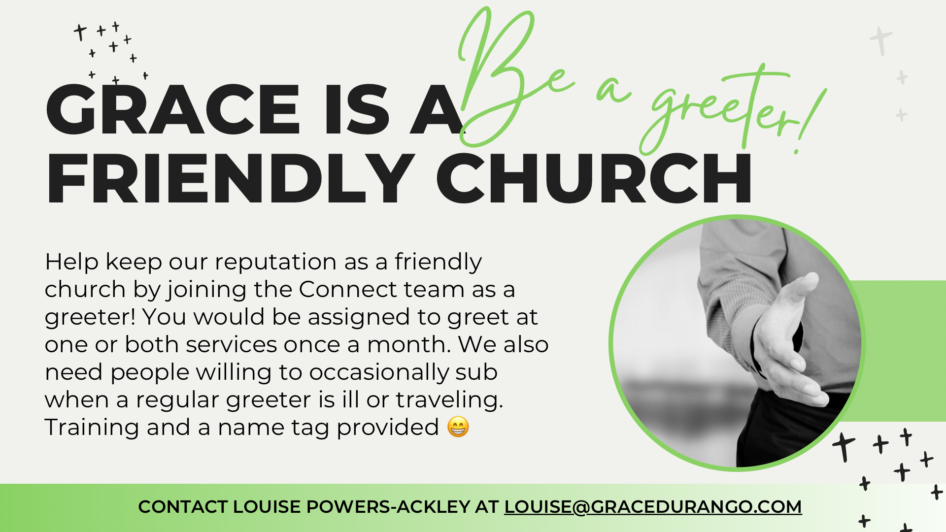 Grace is a Friendly Church!!