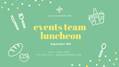 Events Team Luncheon