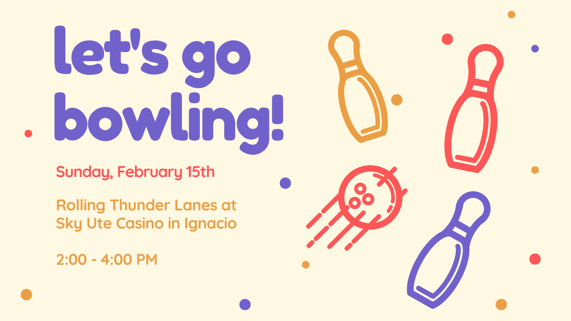 LET’S BOWL!!!!  COME GET YOUR GAME ON!!!