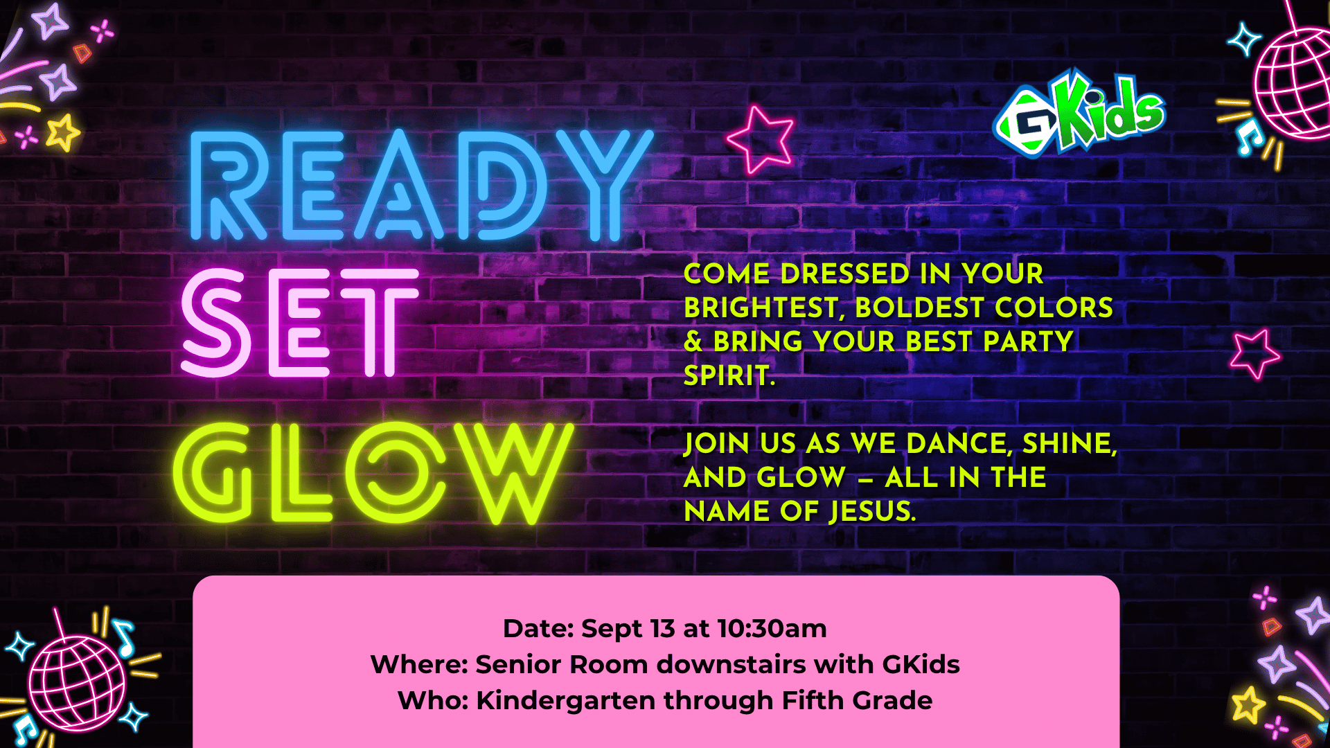 GLOW PARTYYYY!!
