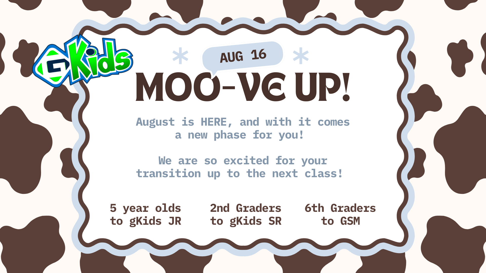 Moo-ve Up Sunday