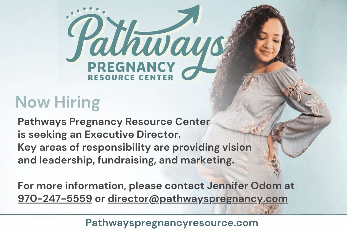 Pathways Pregnancy Resource Center is Hiring